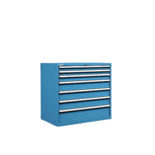 Carrello in metallo con cassetti 54x36 Eh - Colore Blu luce