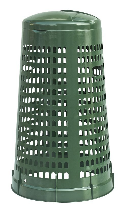Trespolo monocolore portasacco 110 litri - Verde scuro