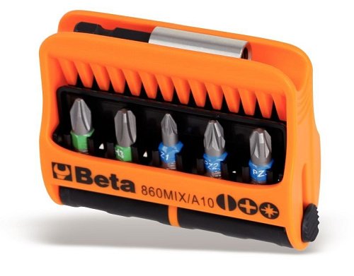 Serie di 10 inserti con portainserto magnetico