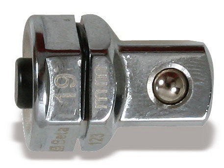 Adattatore a sgancio rapido da 1/2 per chiavi a cricchetto da 19 mm cromato
