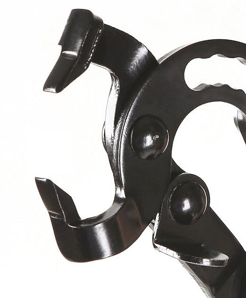 Pinza con testa orientabile per pioli in plastica con clips a pressione testa orientabile a 90°