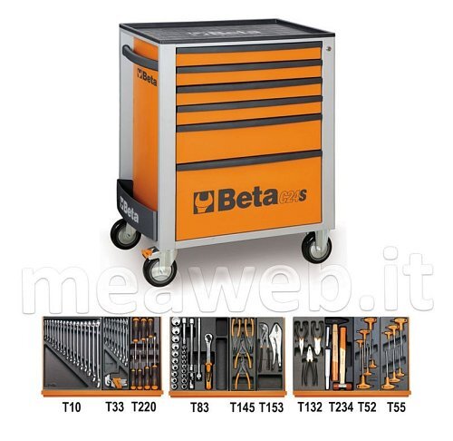 Carrello Beta 6 cassetti + Assortimento 90 utensili