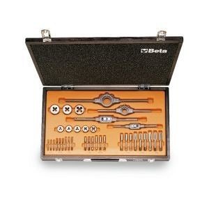 Cassette maschi e filiere 36 pz. WHITWORTH