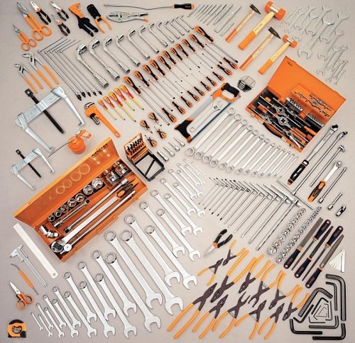 Assortimento di 300 utensili per manutenzioni industriali