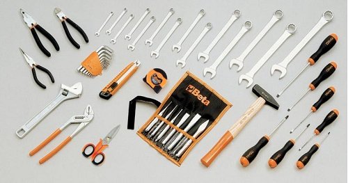 Assortimento di 45 utensili universali
