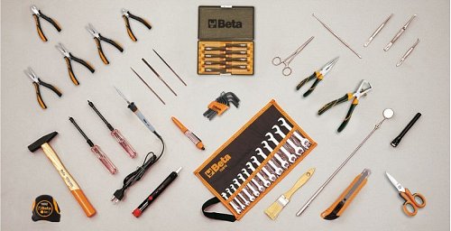 Assortimento di 57 utensili per elettronica
