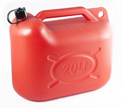 Tanica in plastica con bocchettone carburante 20L ❒ Victualia®