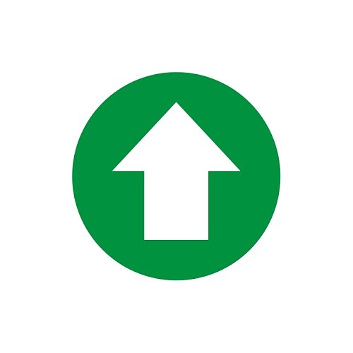 Freccia di indicazione percorso - Verde