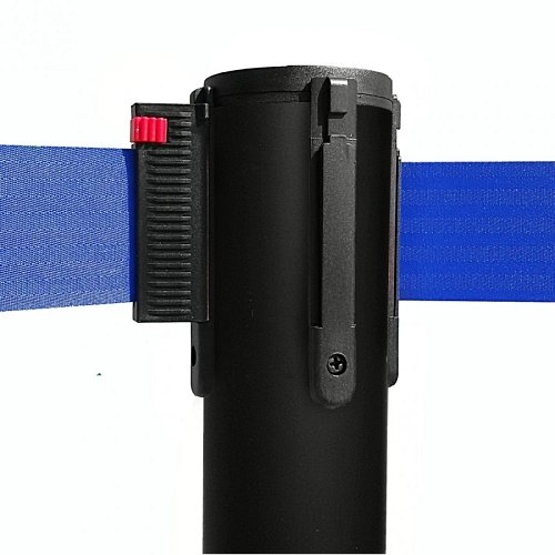 Colonnina TENDILINEA ROSSA con base piatta  - NASTRO BLU