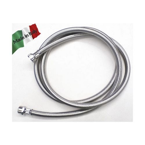 Prolunga tubo Carico Lavatrice lavastoviglie cm 150 3/4 MF trecciato inox Made in Italy.