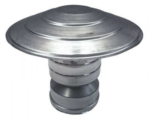 Terminale cappello cinese canna fumaria isolata INOX DN 100/150