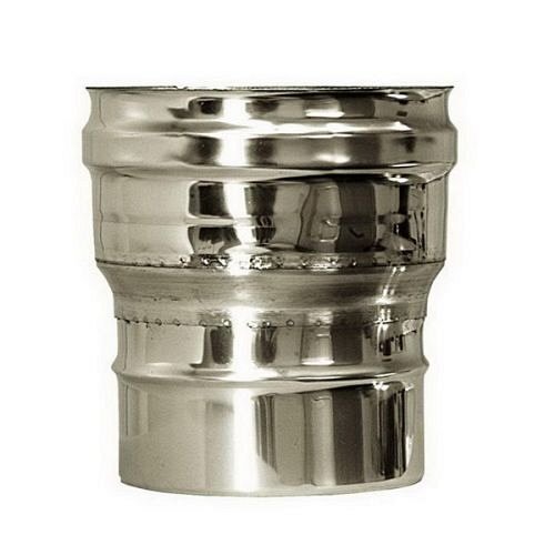 Raccordo caldaia canna fumaria DN 180 tubo acciaio inox 316