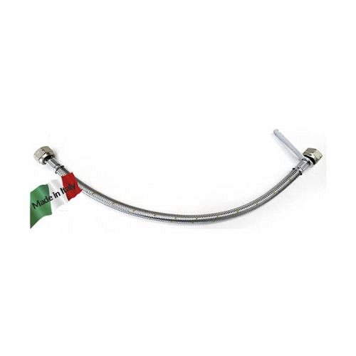 Flessibile r. inox RICOPERTO manichetta gas FF/sx cm 200 X CENTRALINA BOMBOLA Made in Italy