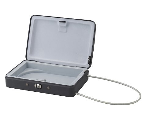 Cassetta di sicurezza con cavo, chiudibile con combinazione modificabile, 3  cifre - THIRARD ❒ Victualia®