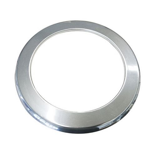 Rosone tondo canna fumaria stufa caldaia pellet acciaio inox D. 250 mm.
