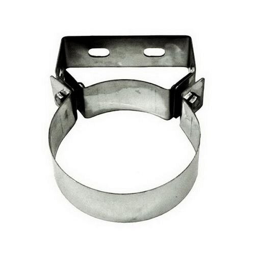 Fascetta murale canna fumaria DN 250 tubo acciaio inox 316