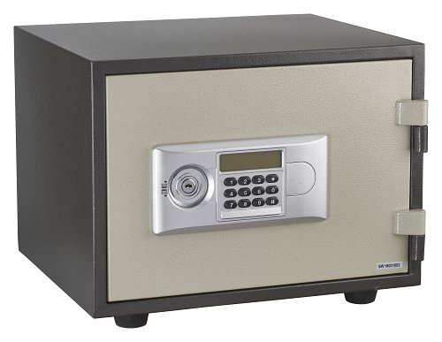 Cassaforte Vauban ignifuga, a prova di fuoco, serratura a codice elettronico, 2 catenacci, 12L - THIRARD