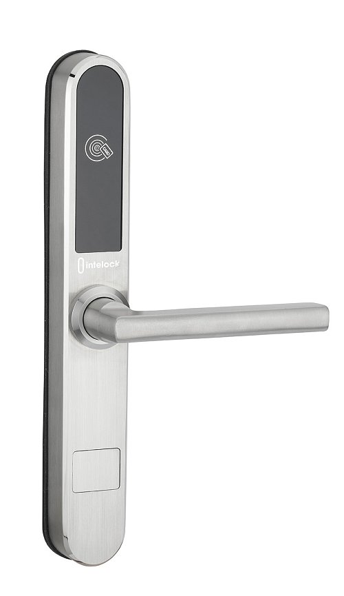 Maniglia elettronica per Hotel, smart lock Room - Finitura Argento - INTELOCK