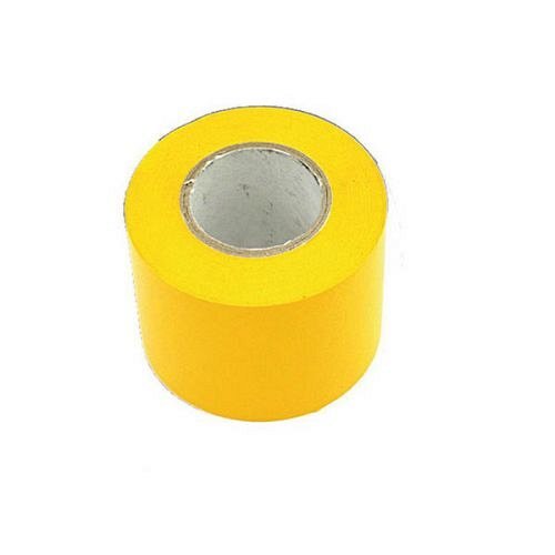 Nastro adesivo termoretraibile protettivo giallo per uniroll tubi gas