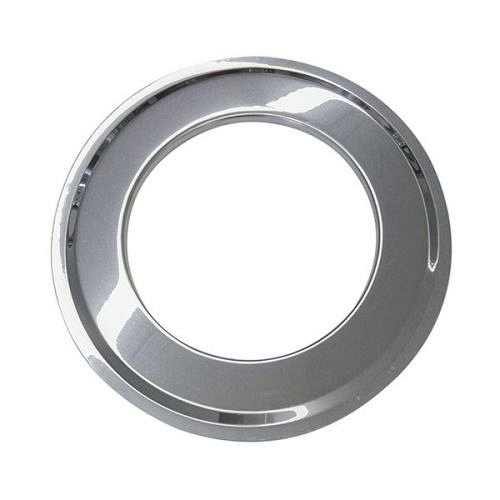 Rosone tondo canna fumaria stufa caldaia pellet acciaio inox D. 80 mm.