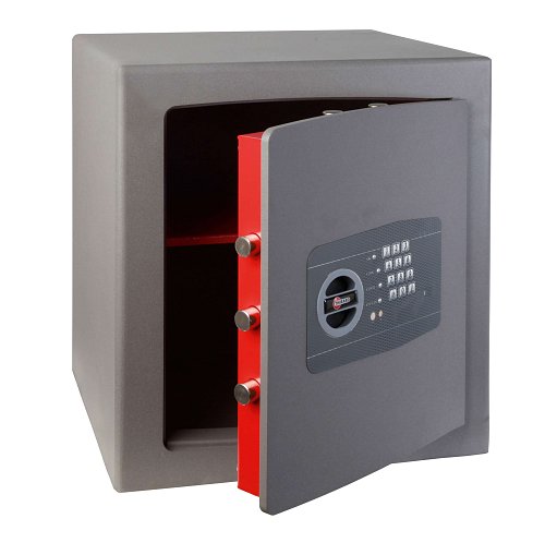 Cassaforte da tavolo Rivoli, serratura a codice elettronico, 7 catenacci, 70L - THIRARD
