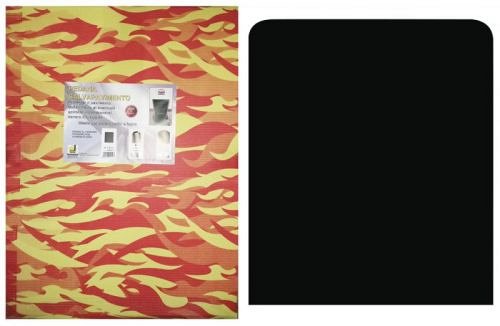 Pedana salvapavimento sotto stufa a legna e pellet cm. 60x70 pedane