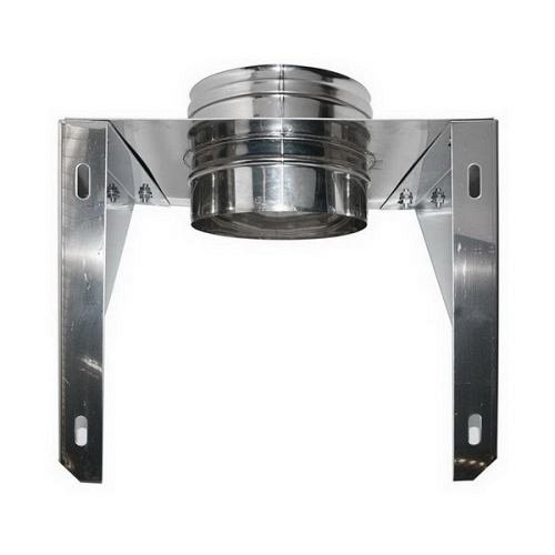 Supporto murale canna fumaria DN 120 tubo acciaio inox 316