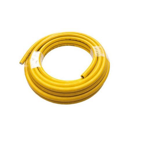 Tubo flessibile gas inox da 10 mt. 1/2" uniroll rotolo  ricoperto UNI EN 15266.