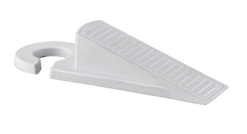 2 Fermaporta in pvc, con gancio per maniglia, bianco - THIRARD