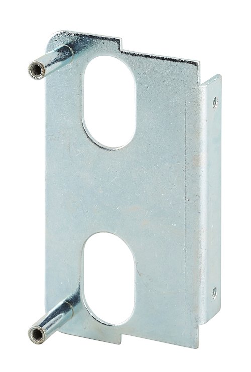 Piastra di fissaggio per serratura verticale, da saldare, zincata - THIRARD