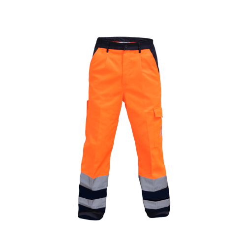 RONAL T - Pantaloni bicolore alta visibilità leggeri - S