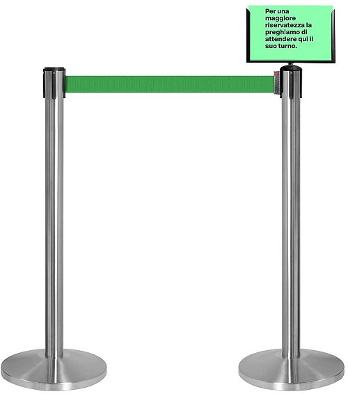 Paletti Delimitazione - Verde - Orizzontale
