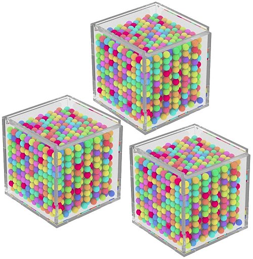 Scatola Cubo in plexiglass - 3