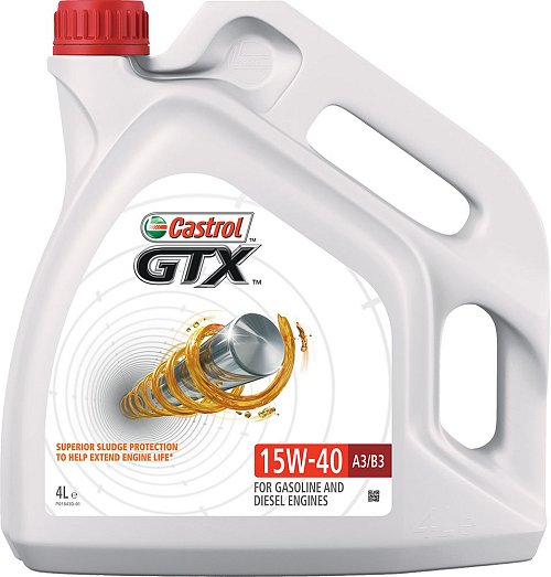 Olio lubrificante sintetico motore GTX 15W40 4L Oil