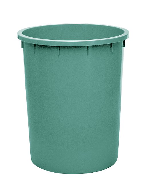 Bidone industriale senza manici - capacità 200 litri - verde