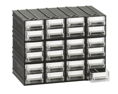 Cassettiera portaminuteria - Modello A1 - 12 cassetti verdi
