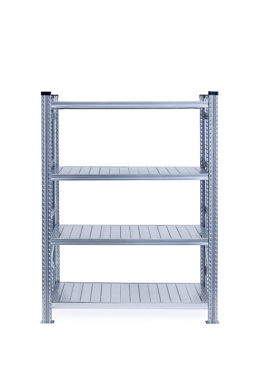 Scaffale SUPER123 ad incastro H2000mm con 4 ripiani campata iniziale - Lunghezza 900 mm - Profondità 400 mm