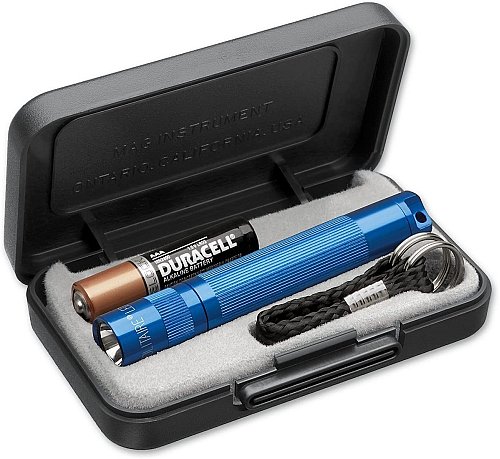Torcia Maglite Solitaire Led - batteria 1AAA inclusa blu confezione regalo