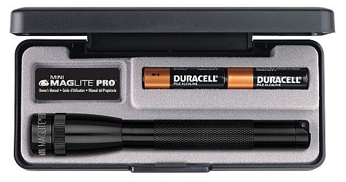 Torcia Mini Maglite Pro batteria 2AA incluse colore nero confezione regalo