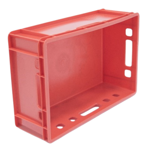 Cassa in plastica E2 60x40x20cm - Rosso