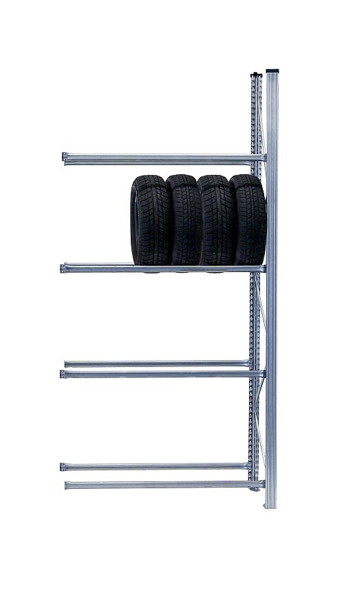 Scaffale Unirack Porta Gomme H2500xL1200xP400 mm campata aggiuntiva