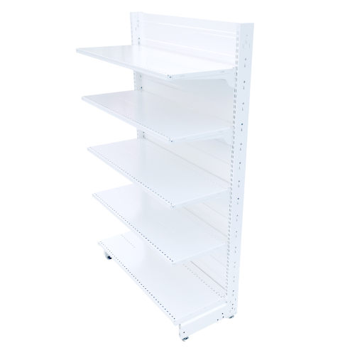 Scaffale EUROSCACCO a muro H2200xL1330xP400 mm - campata iniziale