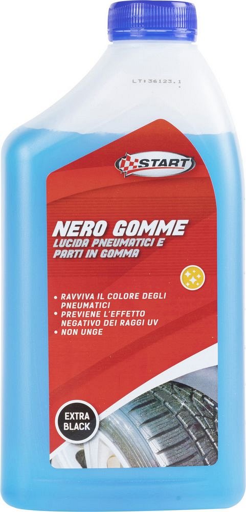 Nero gomme auto 1 LT effetto detergente e lucidante extra black - Victualia .it