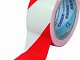 Nastro Segnaletico in pvc adesivo Rosso /Bianco h. mm 50 x mt. 33