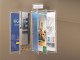 Espositore a libro da parete con pagine in plexiglass